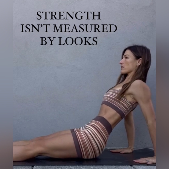 NAGNATA / S / NEW Women's Knit Yoni Shorts and Lucid Bra Top Set - Sahara Stripe - Picture 1 of 14